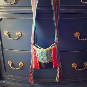 Hippy fringe crossover bag. Perfect condition.